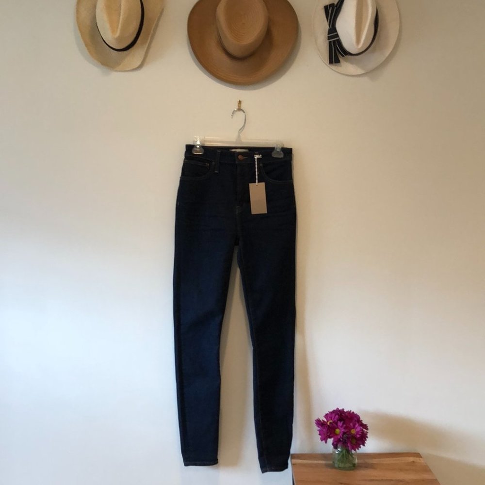 Madewell curvy high rise skinny jean, 27 TALL